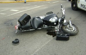 Motorcycle wreck